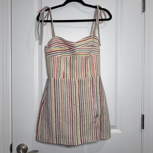 Amanda Uprichard Sample Sale Striped Sundress • Size Small - Picture 1 of 16